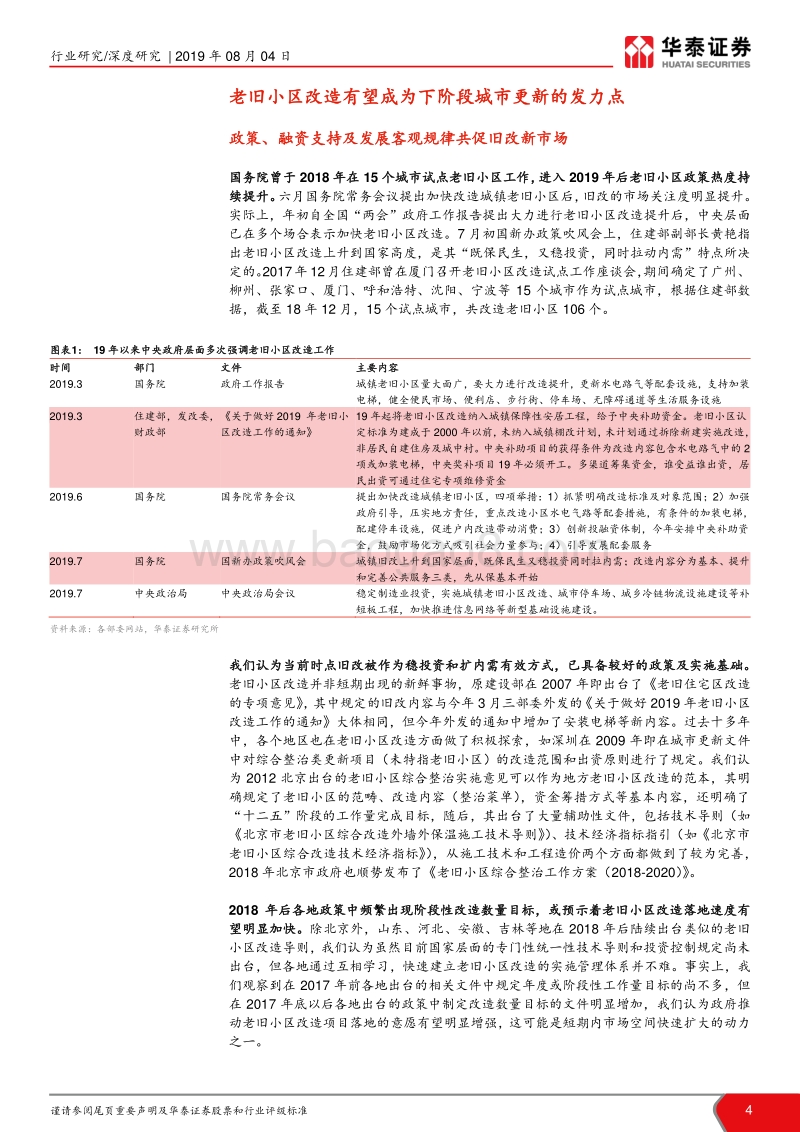 老旧小区改造提速，万亿市场待开启.pdf_第4页