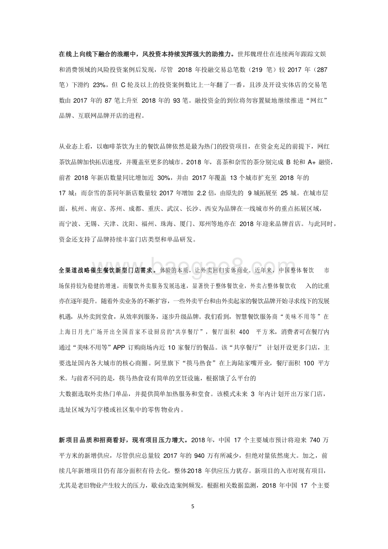 2018-2019中国购物中心发展力分析报告.docx_第5页
