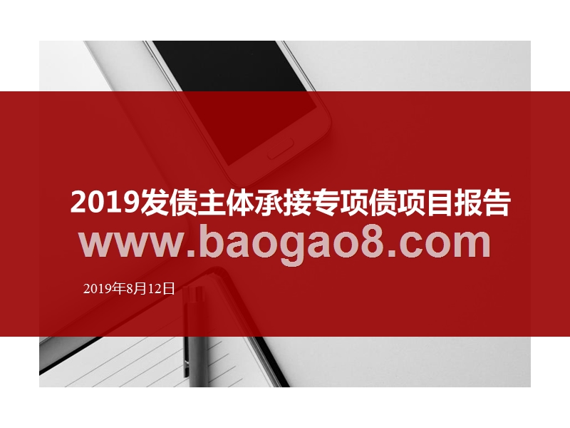 2019发债主体承接专项债项目报告.pptx_第1页