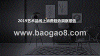 2019艺术品线上消费趋势洞察报告.pptx