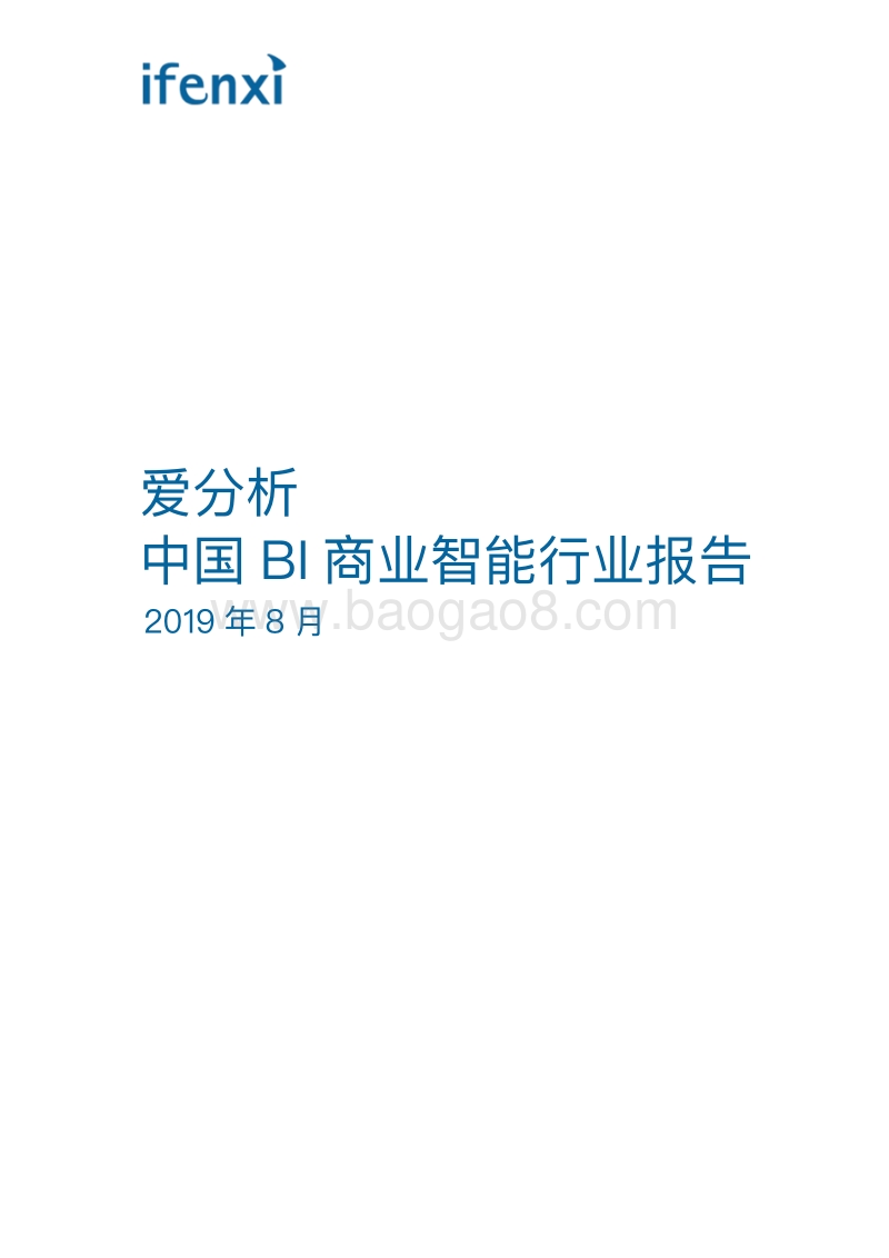 2019年中国BI商业智能行业报告.pdf_第2页
