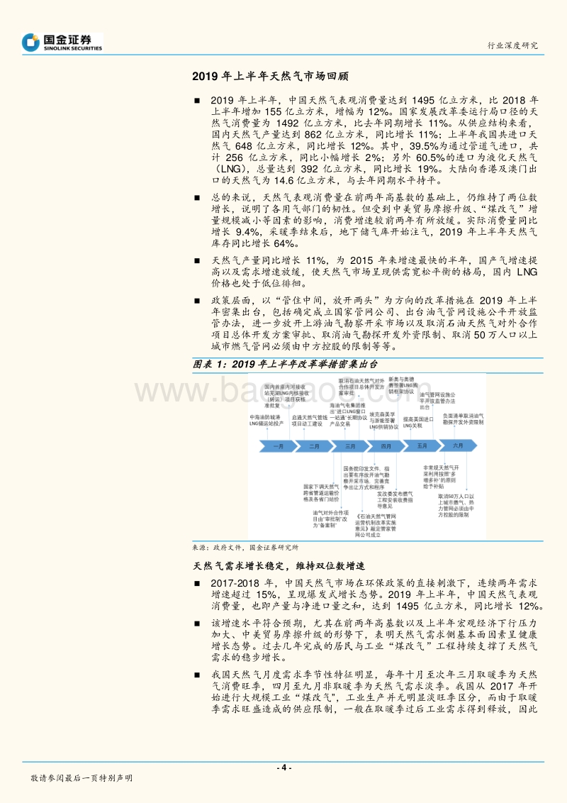 2019天然气市场转折之年：消费增速趋稳，供应侧增长潜力较大，改革举措密集出台.pdf_第4页