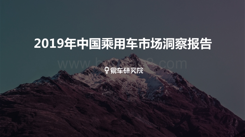 2019年中国乘用车市场洞察报告.pdf_第1页