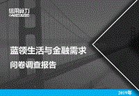2019年蓝领生活与金融需求问卷调查报告.pdf