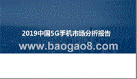 2019中国5G手机市场分析报告.pptx