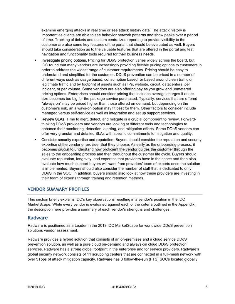 2019年全球防DDOS解决方案供应商评估（英文版）.pdf_第5页