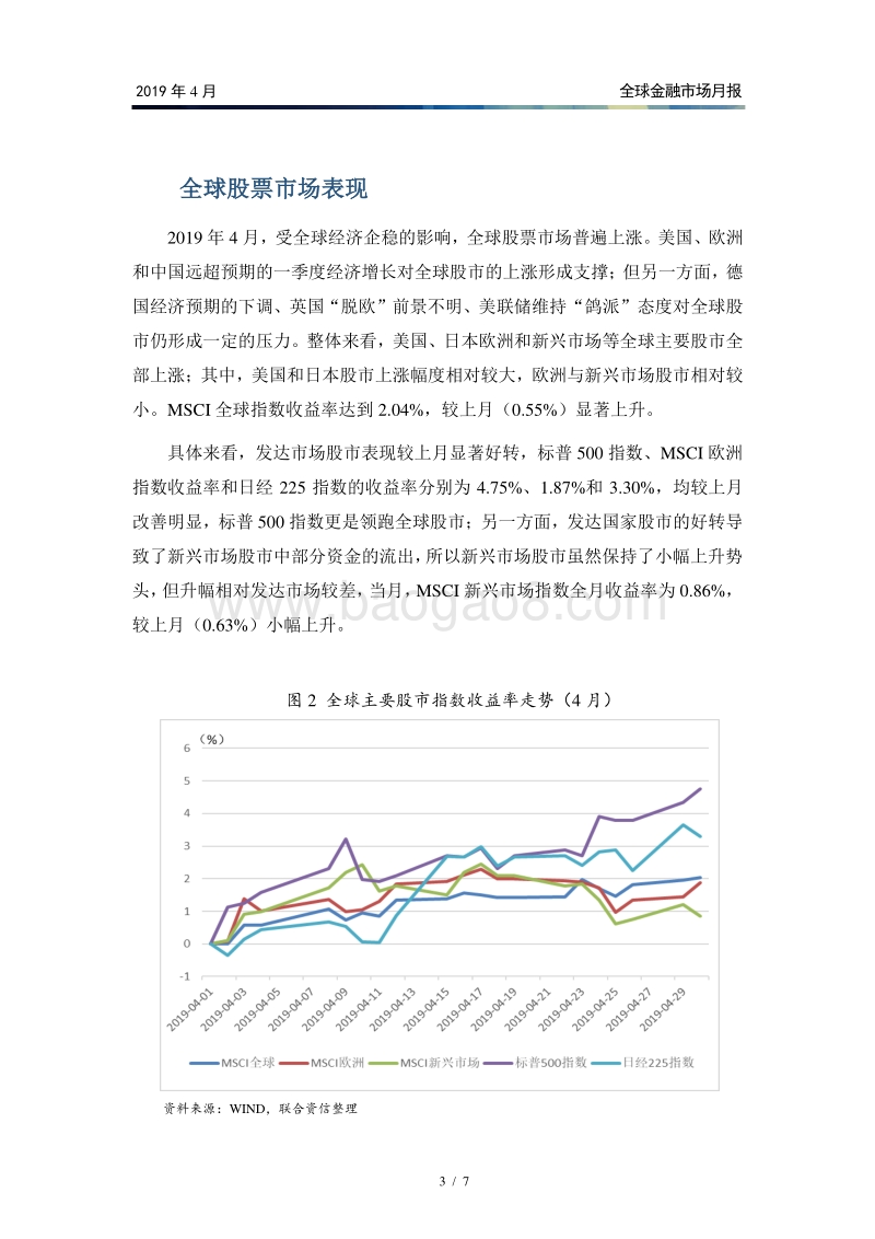 2019年4月全球金融市场月报.pdf_第4页