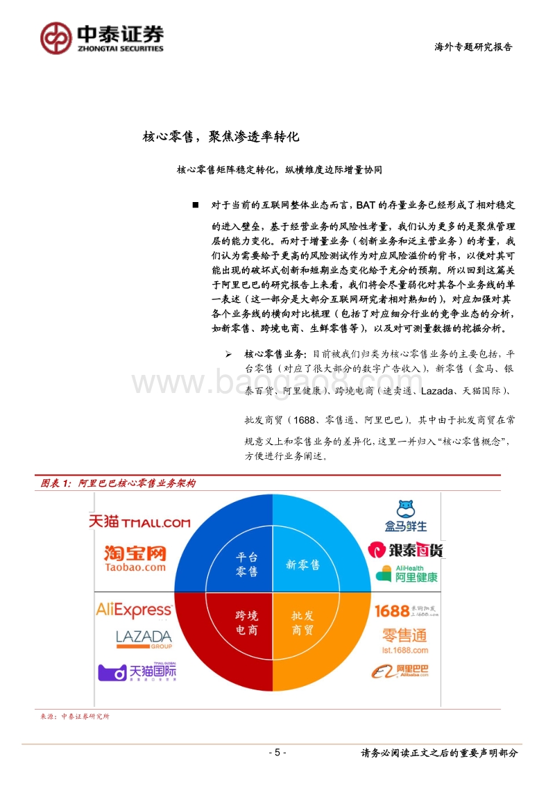 零售业务的中盘之局：阿里巴巴商业矩阵研究之一.pdf_第5页