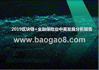 2019区块链+金融保险业中美发展分析报告.pptx