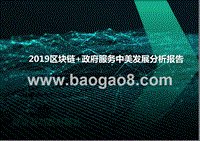 2019区块链+政府服务中美发展分析报告.pptx