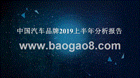 中国汽车品牌2019上半年分析报告.pptx