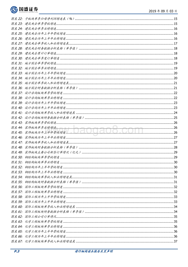 建筑装饰2019年中报总结：收入增长加速，盈利强弱分化.pdf_第3页