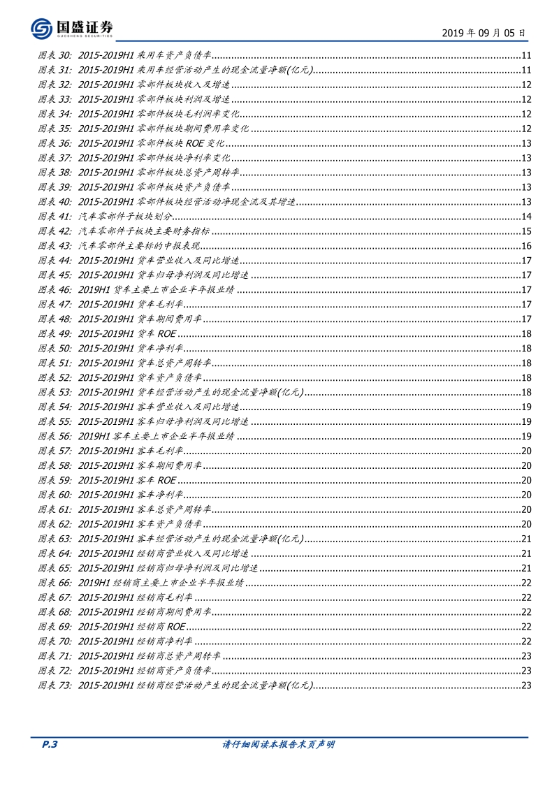 汽车2019年中报总结：整体承压，复苏可期.pdf_第3页