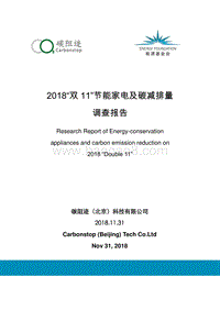 2018“双11”节能家电及碳减排量调查报告.pdf