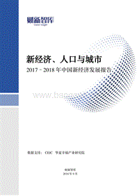 2017-2018年中国新经济发展报告.pdf