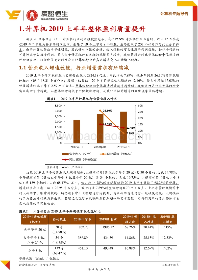 计算机行业2019半年报综述.pdf_第4页