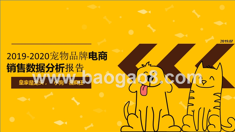 2019-2020宠物品牌电商销售数据分析报告.pptx_第1页