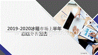 2019-2020冰箱市场上半年总结分析报告.pptx