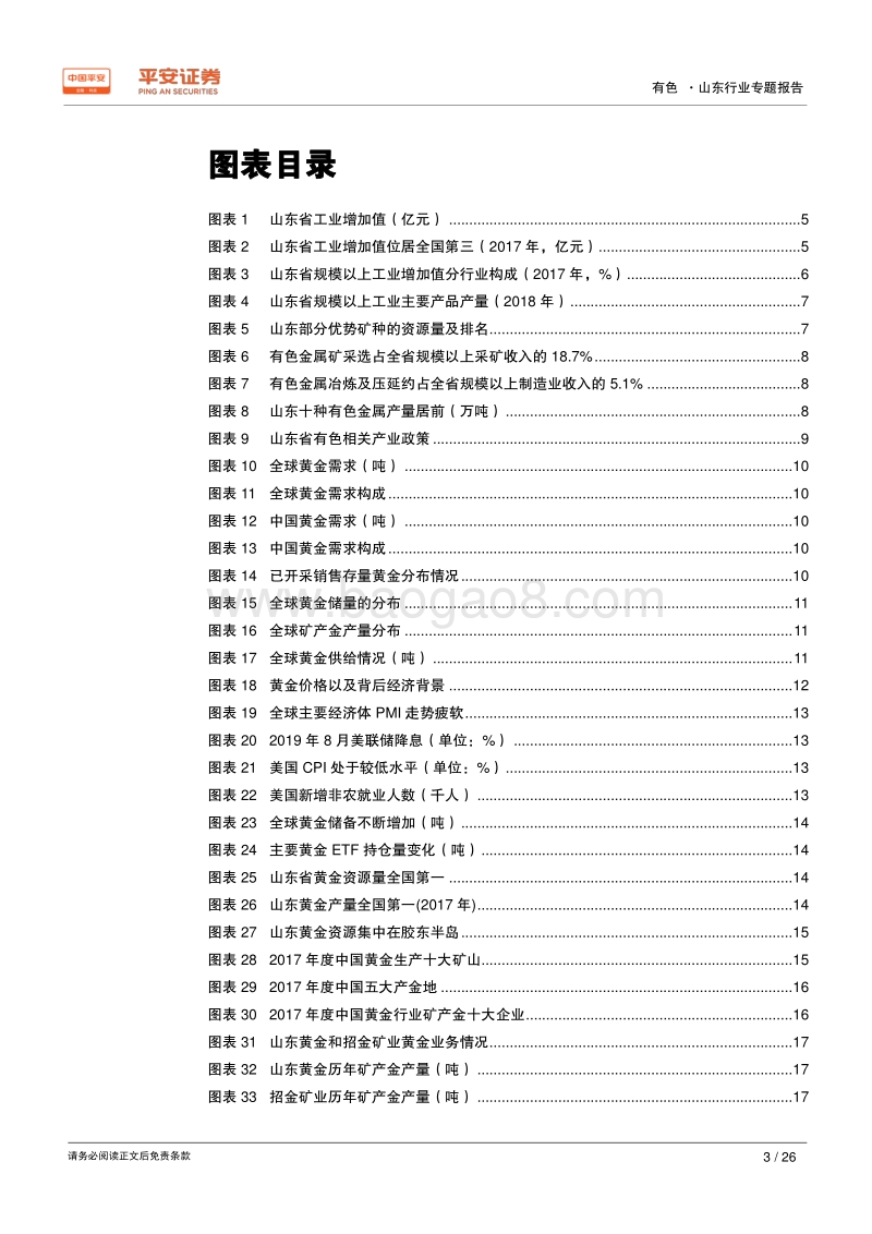 有色行业区域专题报告：山东篇：山东工业重要构成，金、铝产品称雄.pdf_第3页