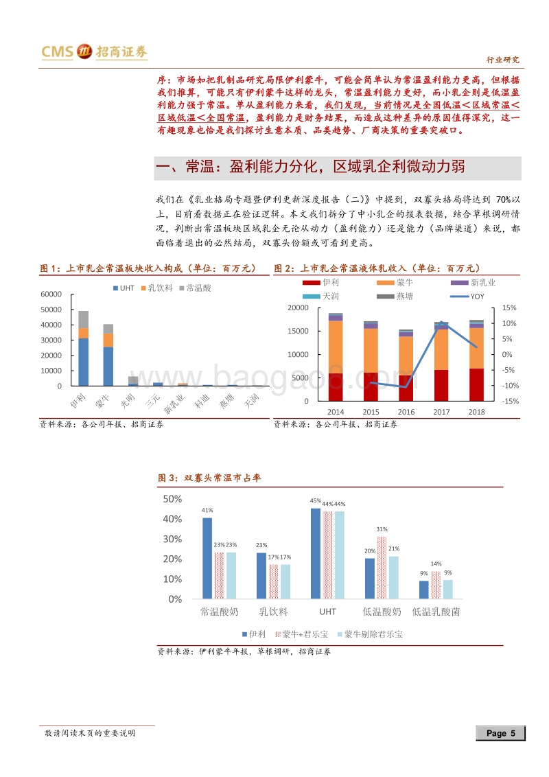 乳制品定量研究系列之二：品类趋势与企业决策.pdf_第5页