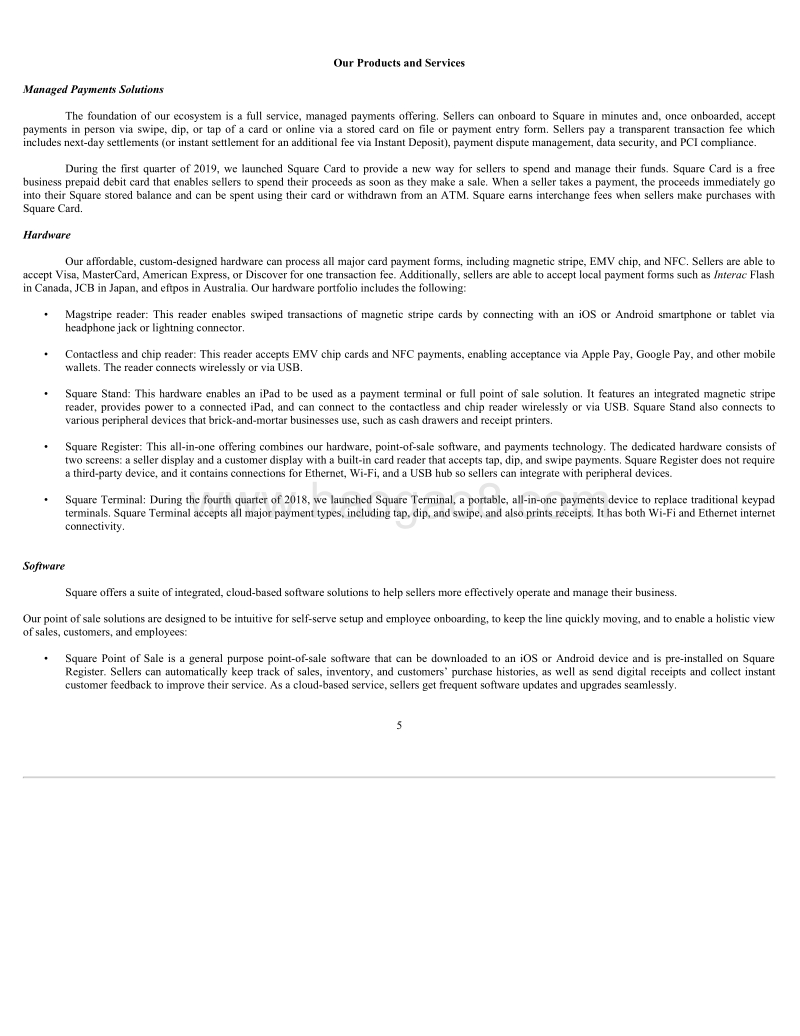 2018年第四季度移动支付公司Square财报.pdf_第5页