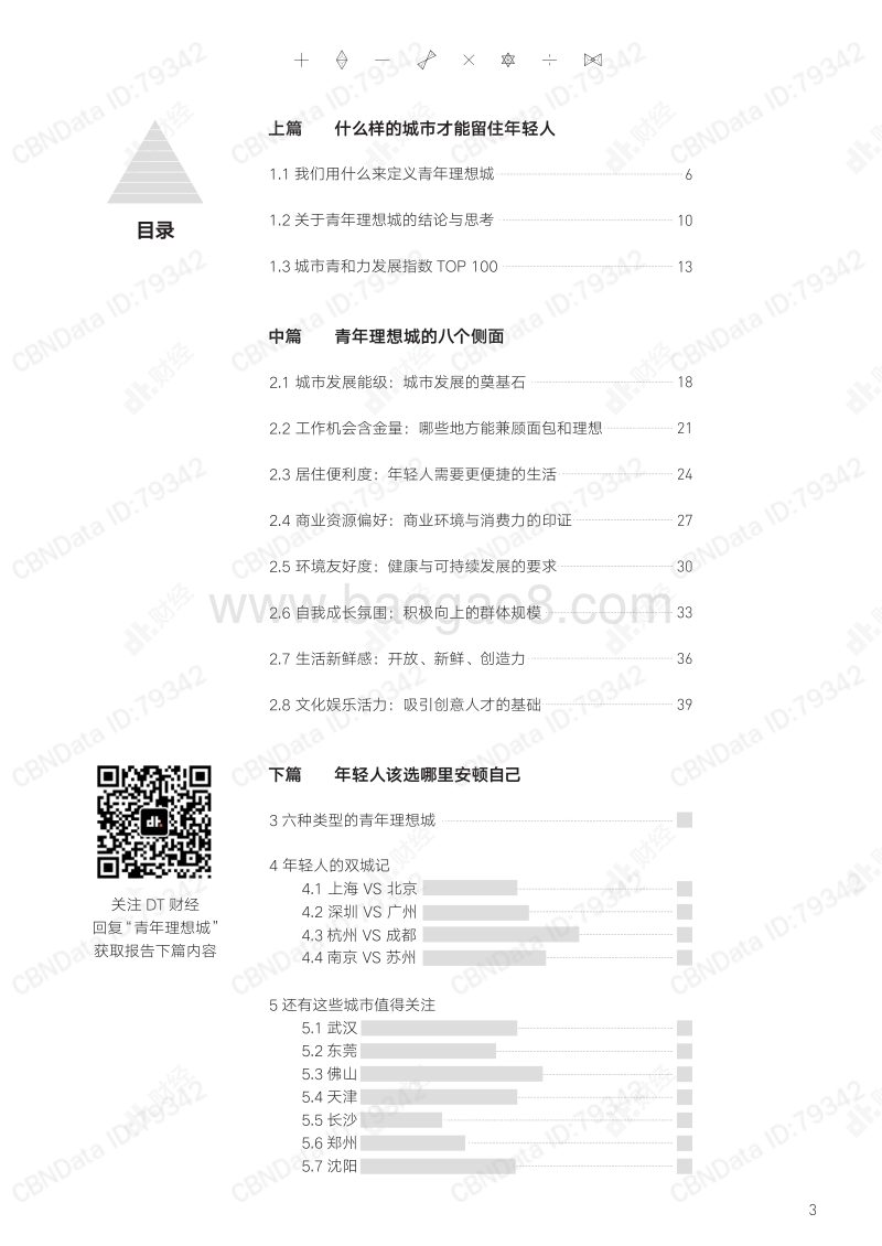 中国青年理想城——城市青和力top100.pdf_第3页
