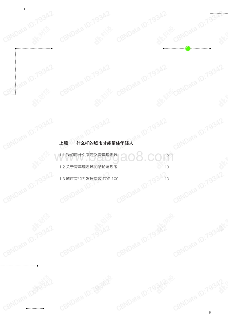 中国青年理想城——城市青和力top100.pdf_第5页