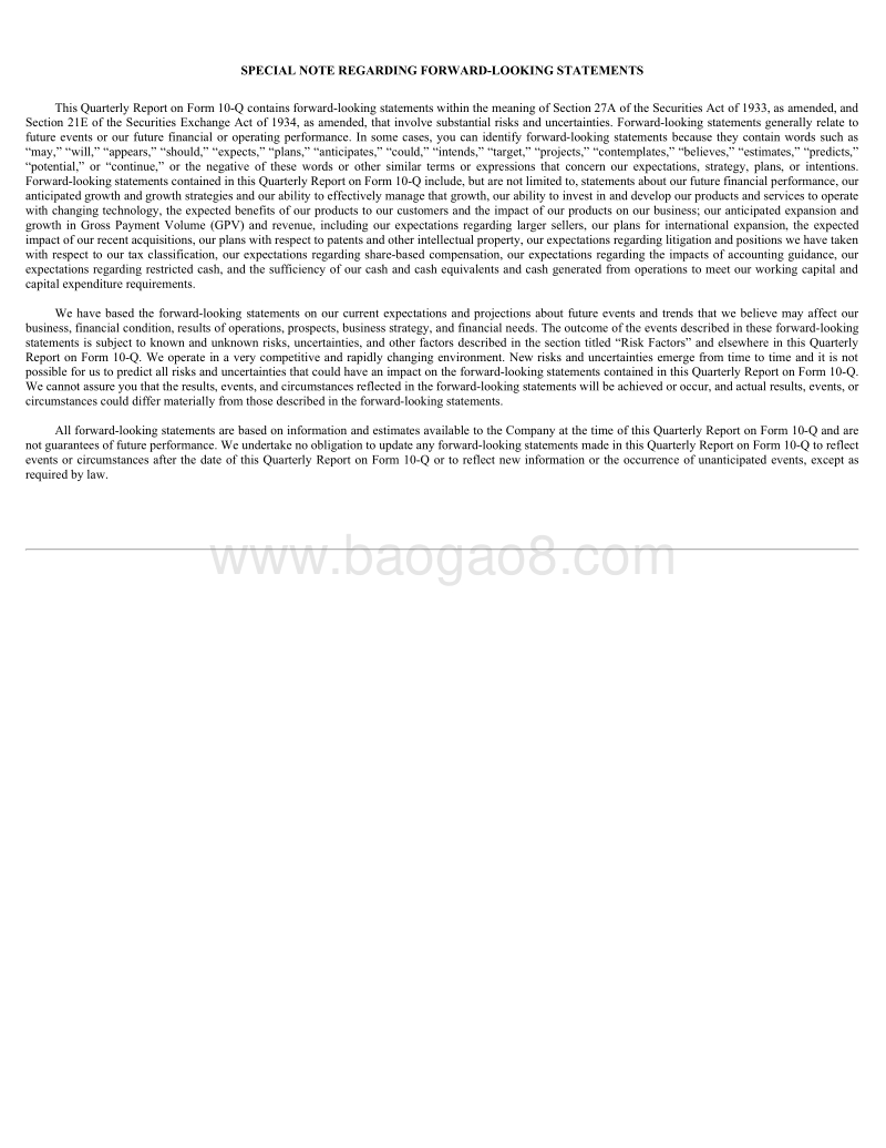 2019年第一季度移动支付公司Square财报.pdf_第3页