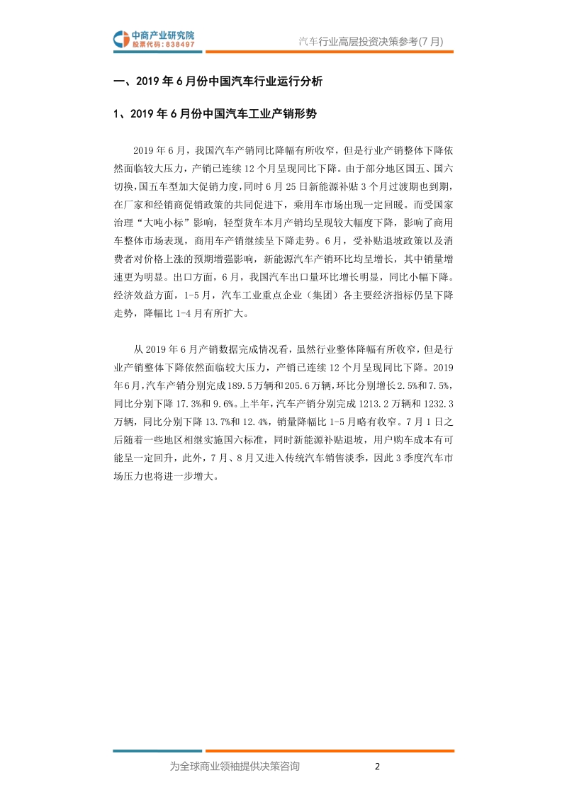 中国汽车行业高层投资决策参考（2019年7月）.pdf_第4页