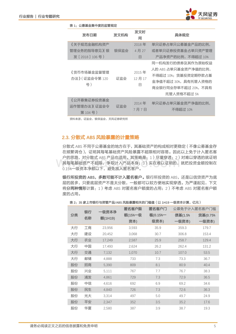 银行行业专题研究：大额风险暴露观察：匿名客户达标压力大么？.pdf_第5页