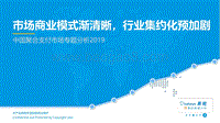 中国聚合支付市场专题分析2019.pdf