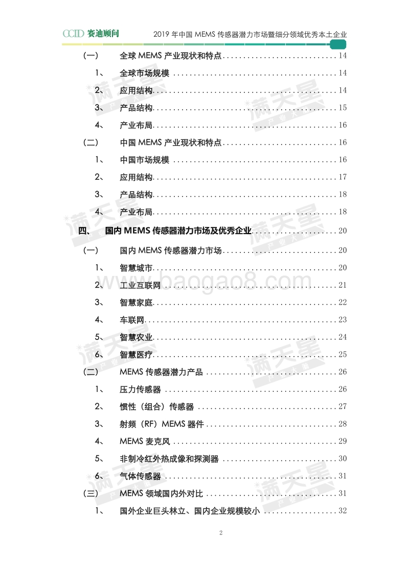 2019年中国MEMS传感器潜力市场暨细分领域优秀本土企业.pdf_第4页