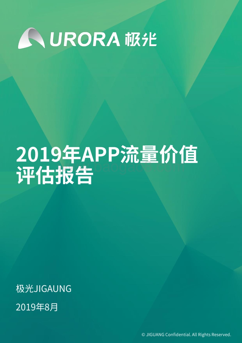 2019年APP流量价值评估报告.pdf_第1页