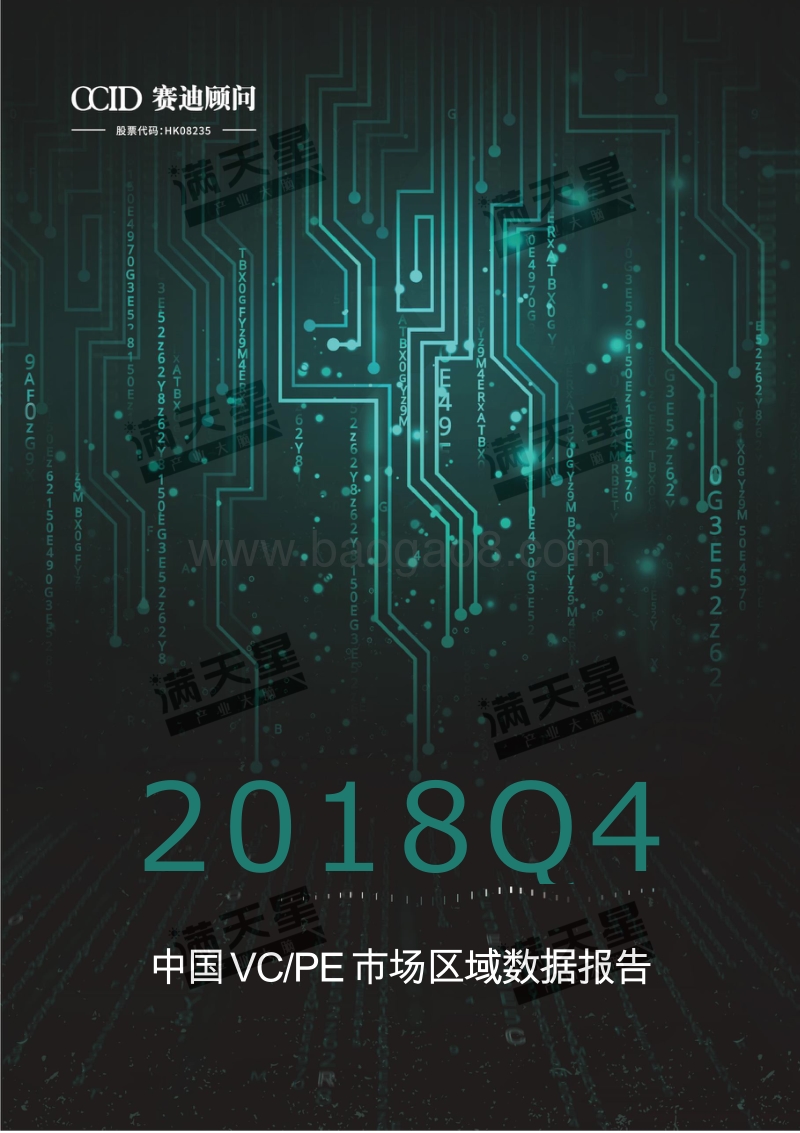 2018年Q4中国VCPE市场区域数据报告.pdf_第1页