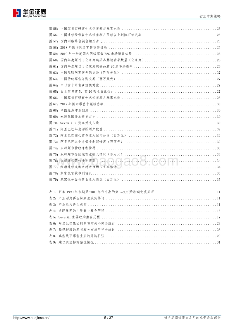 商贸零售行业中期策略：从日本零售并购，看国内零售集中.pdf_第5页