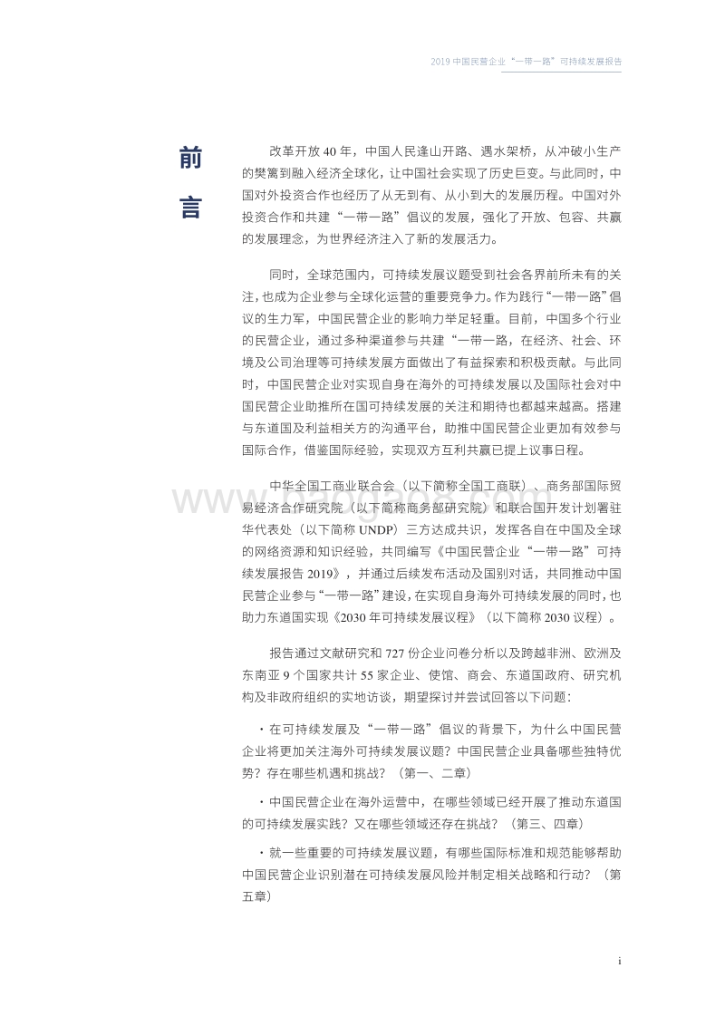 2019中国民营企业“一带一路”可持续发展报告.pdf_第5页