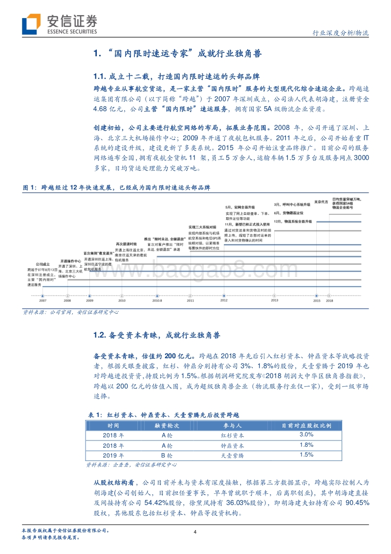 快递物流系列研究笔记之二：“黑马”跨越，对顺丰影响几何？.pdf_第4页