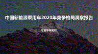 中国新能源乘用车2020年竞争格局洞察报告.pdf