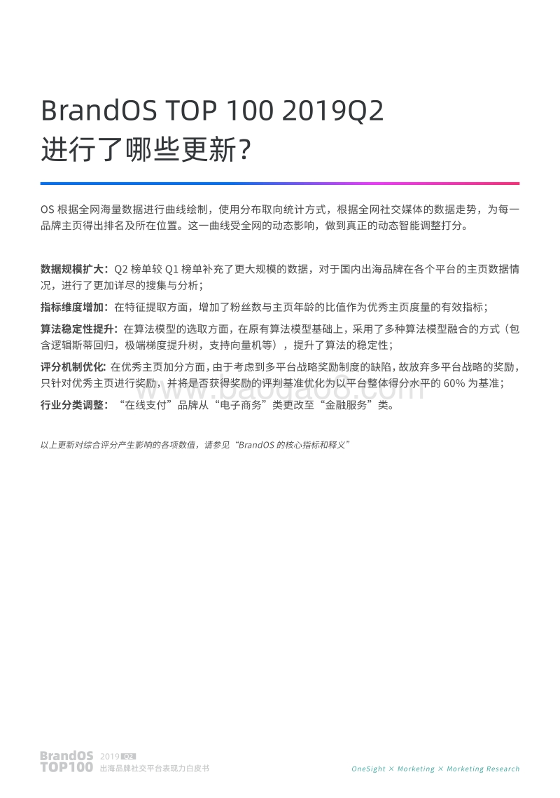 2019年Q2BrandOSTOP100出海品牌社交平台表现力白皮书.pdf_第5页
