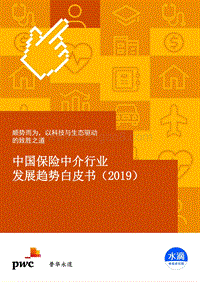2019中国保险中介行业发展趋势白皮书.pdf