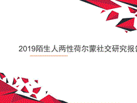 2019陌生人两性荷尔蒙社交研究报告.pptx