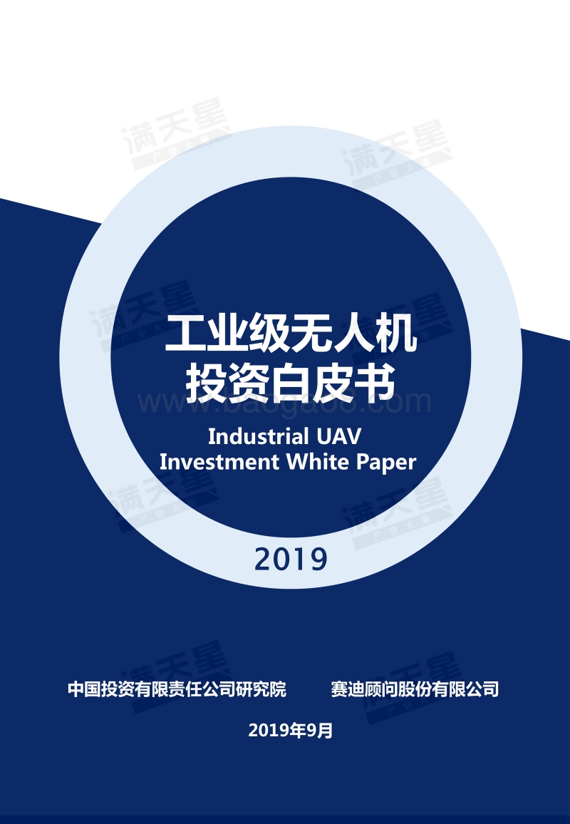 2019工业级无人机投资白皮书.pdf_第1页