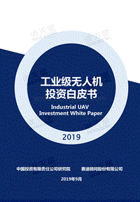 2019工业级无人机投资白皮书.pdf