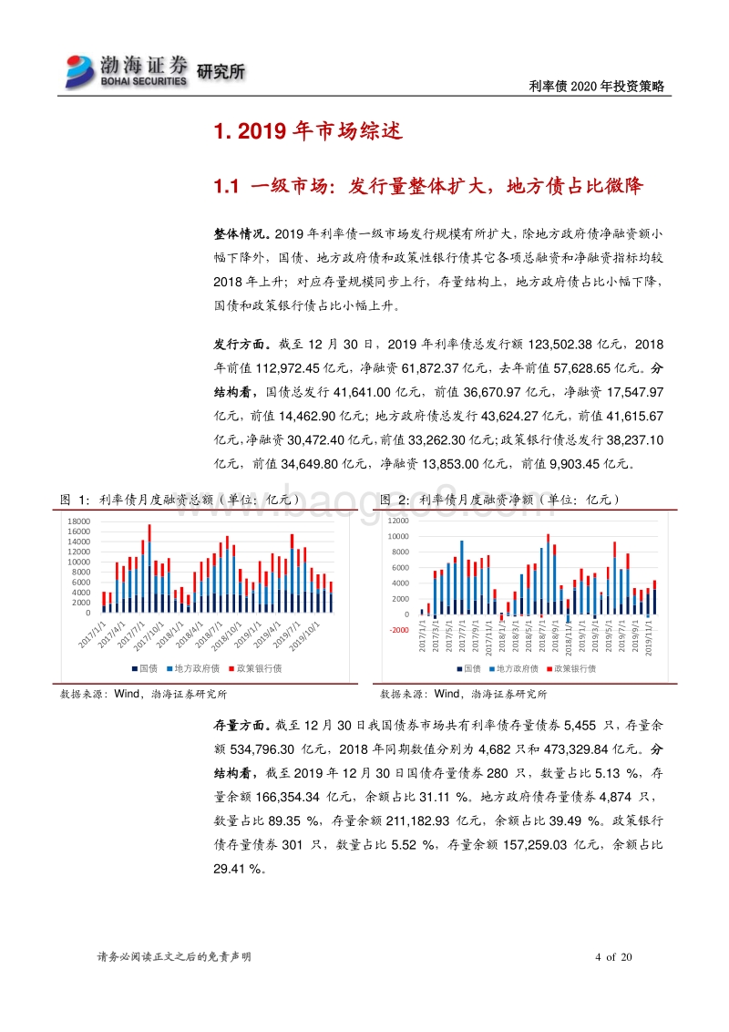 利率债2020年投资策略：震荡的慢牛，方向与步伐.pdf_第4页
