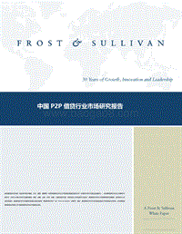 中国P2P借贷行业市场研究报告.pdf