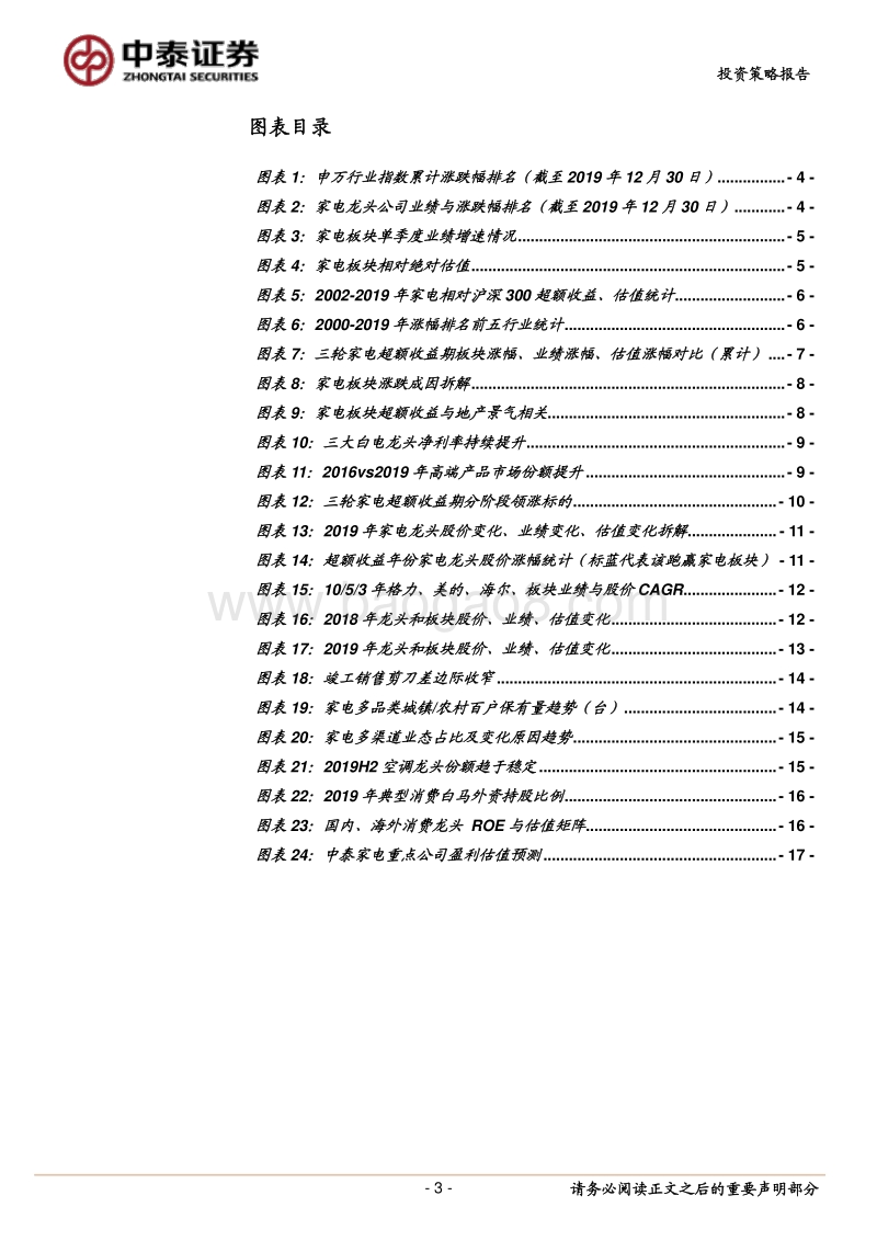 家电行业2020年度投资策略报告：深度思考：家电股超额收益的来源.pdf_第3页