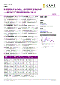 国家石油天然气管网集团有限公司成立影响分析：国家管网公司正式成立，推动天然气市场化改革.pdf