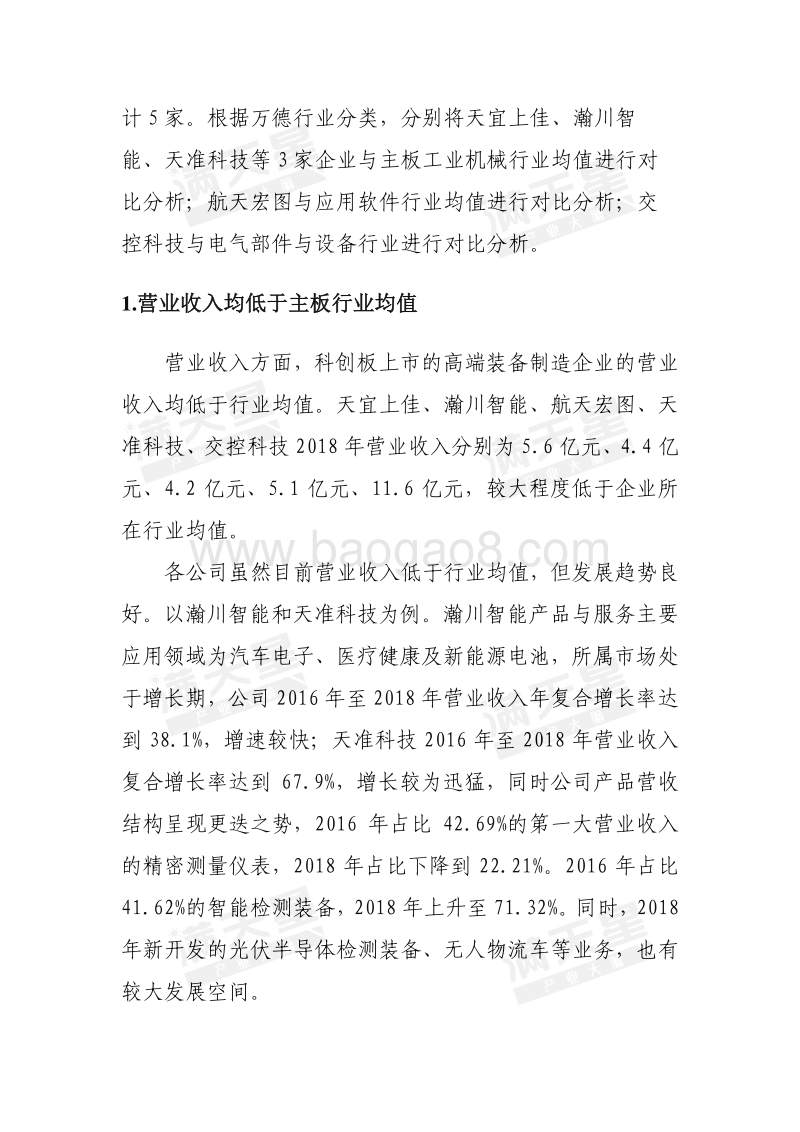 科创板28家上市企业分行业领域对比分析（二）：高端装备制造和新材料.pdf_第2页