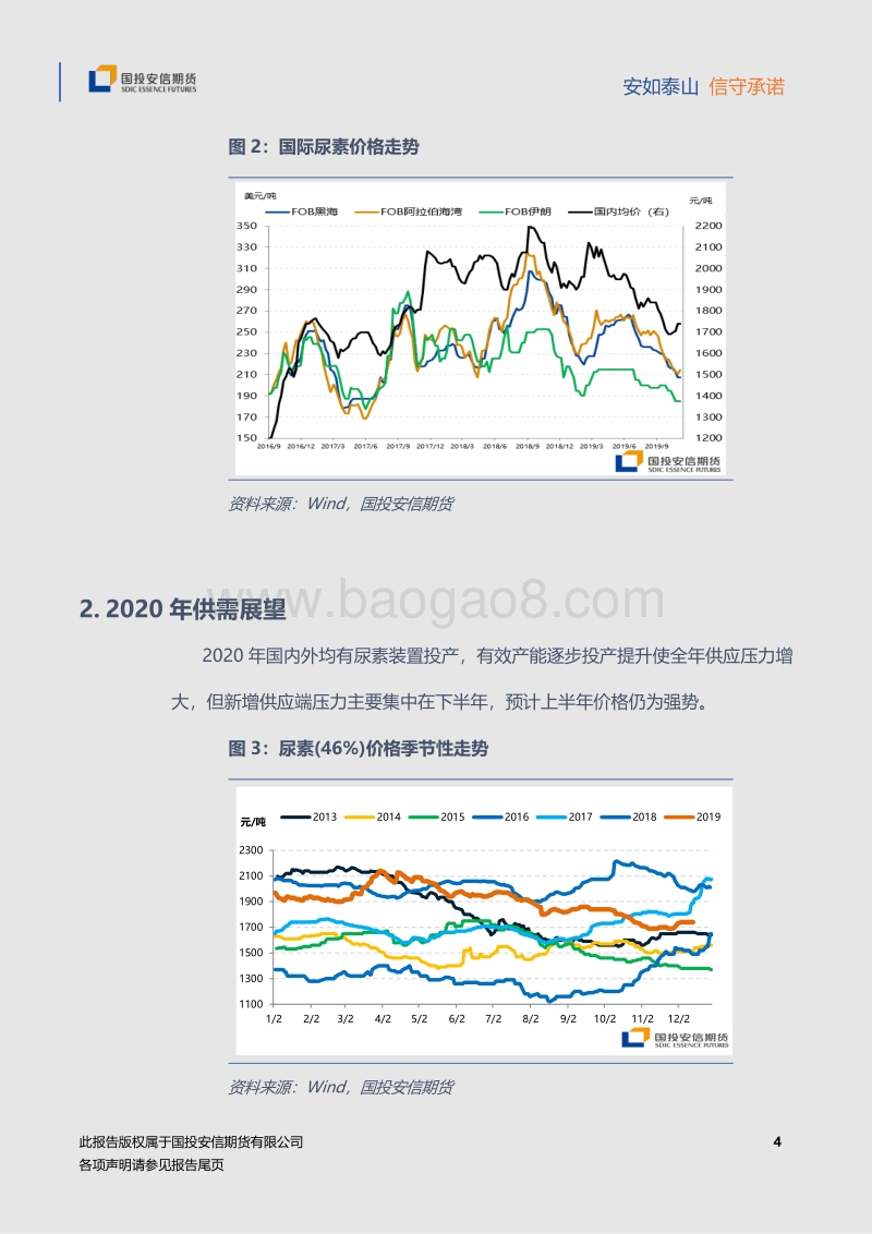 2020年度尿素策略报告：尿素全年供需前紧后松.pdf_第5页