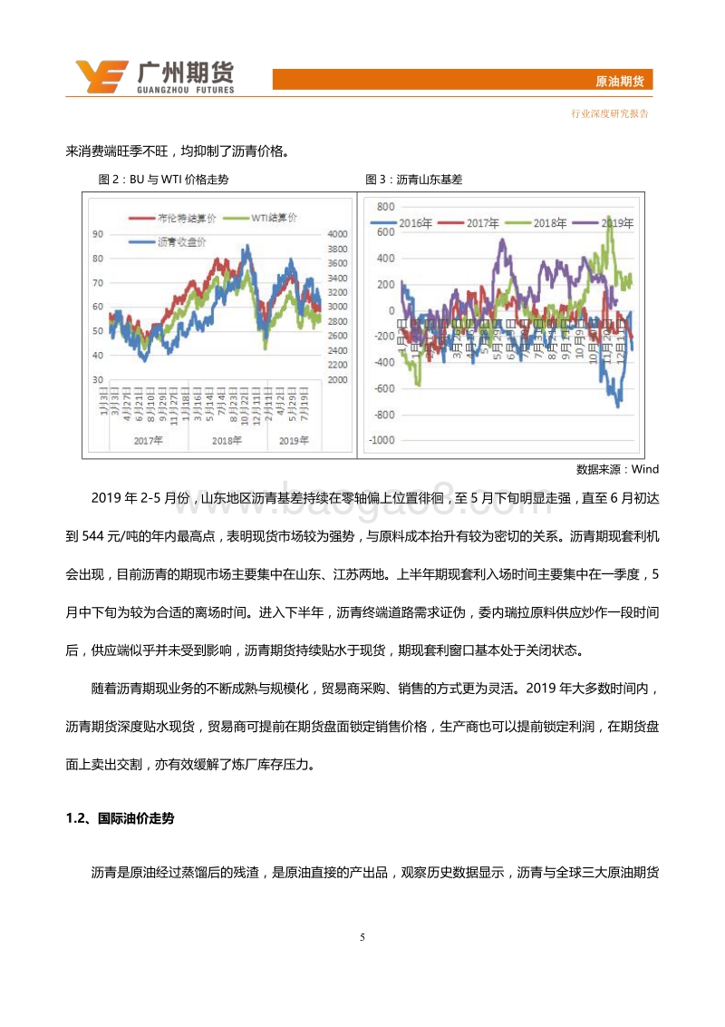 2020年沥青期货投资策略：供需格局改善，沥青价格中心上移.pdf_第5页